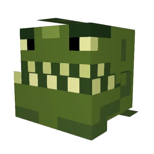 Morirnori Minecraft avatar head, 3D render