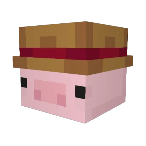 Morishima999 Minecraft avatar head, 3D render
