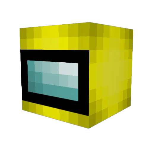 MoritaKen Minecraft avatar head, 3D render