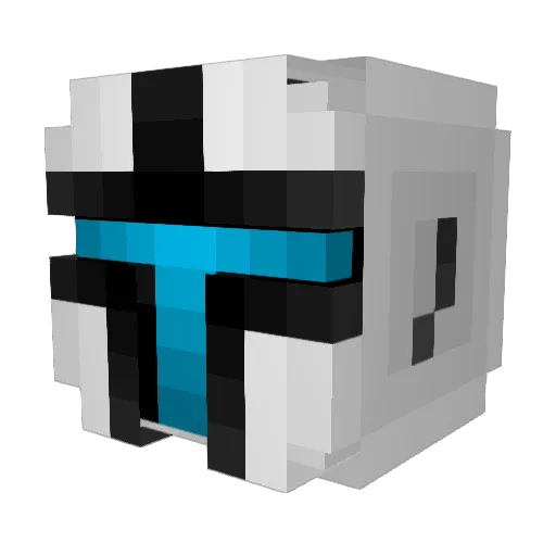 Morithino Minecraft avatar head, 3D render