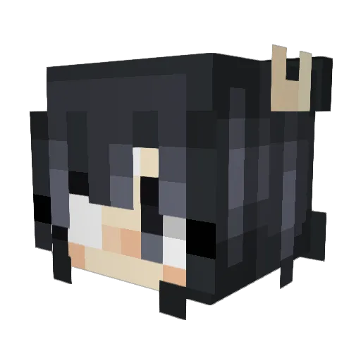MoritzAmApparat Minecraft avatar head, 3D render