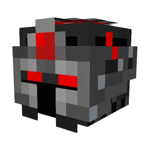 MoritzFC Minecraft avatar head, 3D render