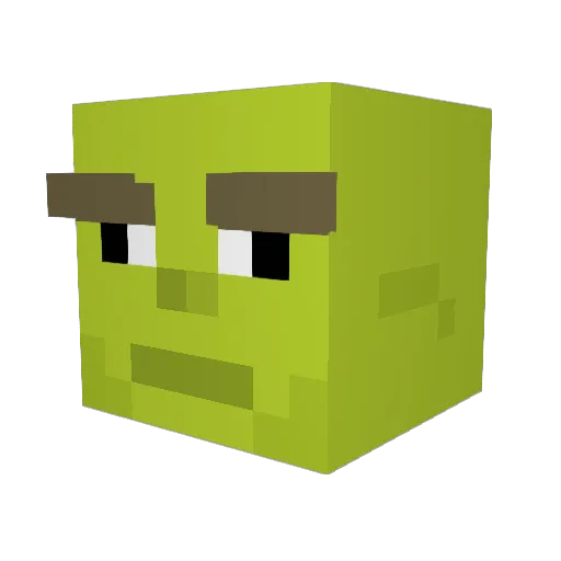 MoritzHaken_ Minecraft avatar head, 3D render
