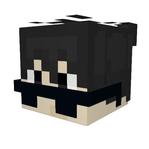 MoritzRettich Minecraft avatar head, 3D render
