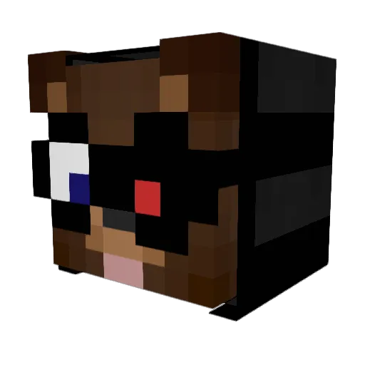 MoritzSD Minecraft avatar head, 3D render