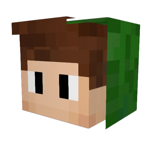 Moritz_1511 Minecraft avatar head, 3D render