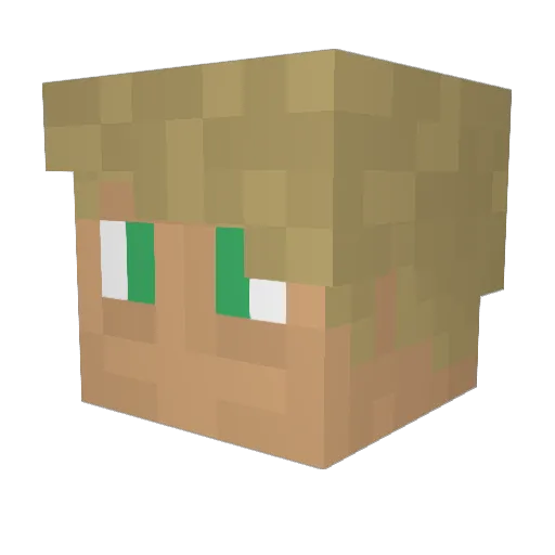 Moritz_derStarke Minecraft avatar head, 3D render