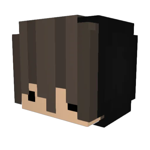 Moritzbeschte Minecraft avatar head, 3D render