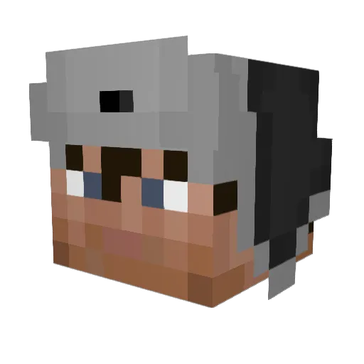 Moritzexpresss Minecraft avatar head, 3D render