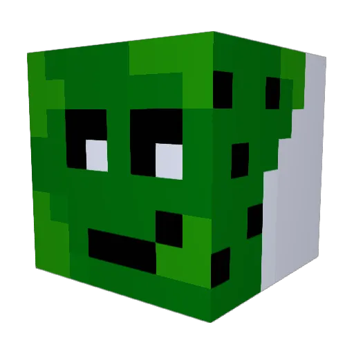 Moritzz_4 Minecraft avatar head, 3D render
