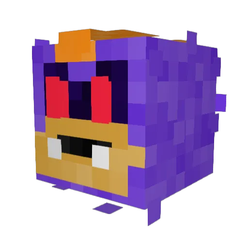 Morlespieler Minecraft avatar head, 3D render