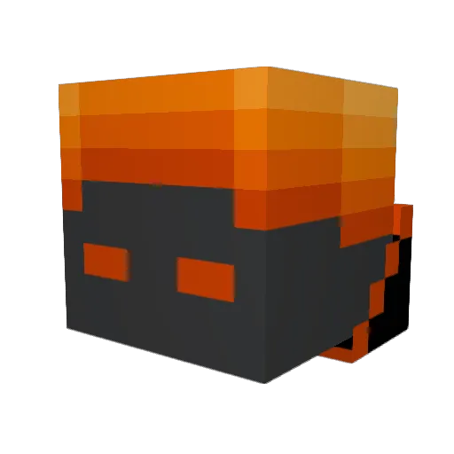 Morlok1156 Minecraft avatar head, 3D render