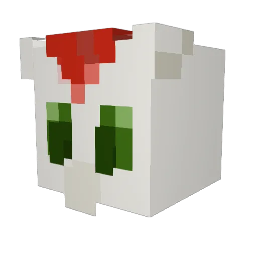 MorningLightToy Minecraft avatar head, 3D render