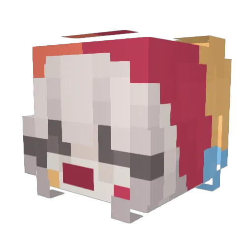 MorningStqr Minecraft avatar head, 3D render