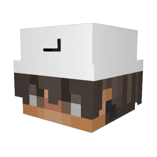 MoroZnuy Minecraft avatar head, 3D render