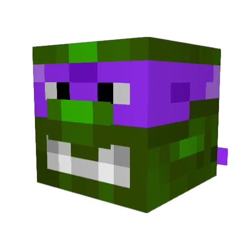 Morokay Minecraft avatar head, 3D render