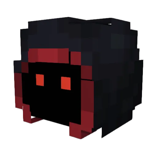 MorosV1 Minecraft avatar head, 3D render