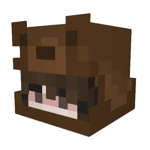 Morowski16 Minecraft avatar head, 3D render