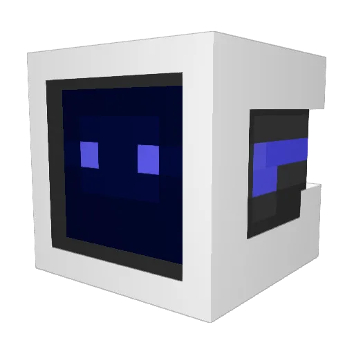 Morp43 Minecraft avatar head, 3D render
