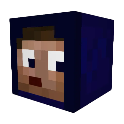 MorphBoys Minecraft avatar head, 3D render