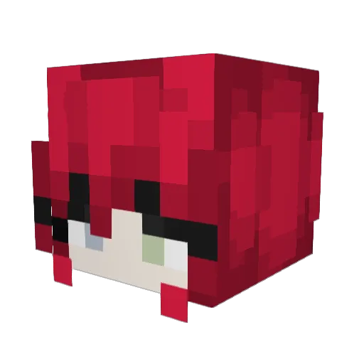 Morphaede Minecraft avatar head, 3D render