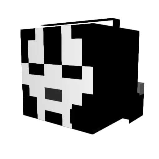 Morpheus3000 Minecraft avatar head, 3D render
