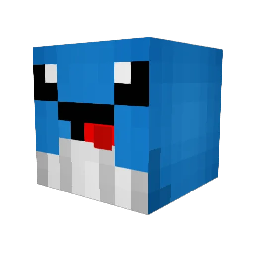 Morpheus956 Minecraft avatar head, 3D render