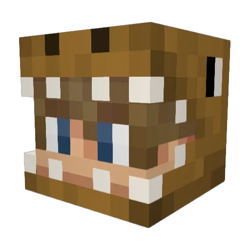 MorpheusDrake Minecraft avatar head, 3D render
