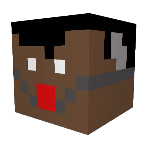 MorpheusZzz Minecraft avatar head, 3D render