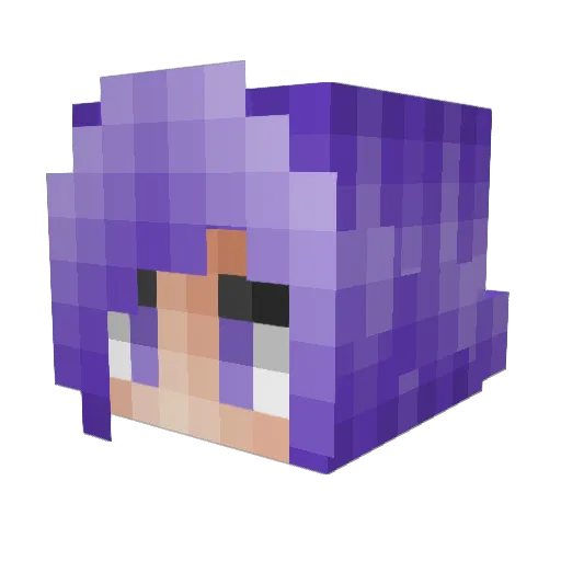 Morpheus_Dust Minecraft avatar head, 3D render