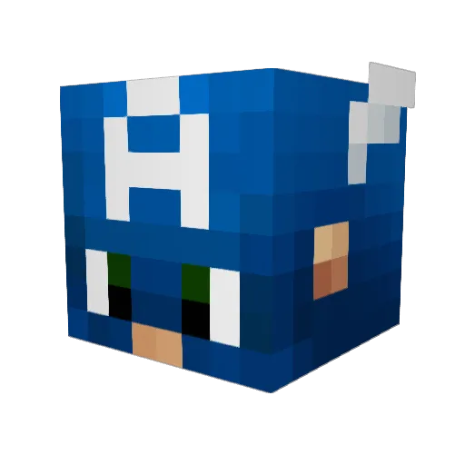 Morpheusm98 Minecraft avatar head, 3D render