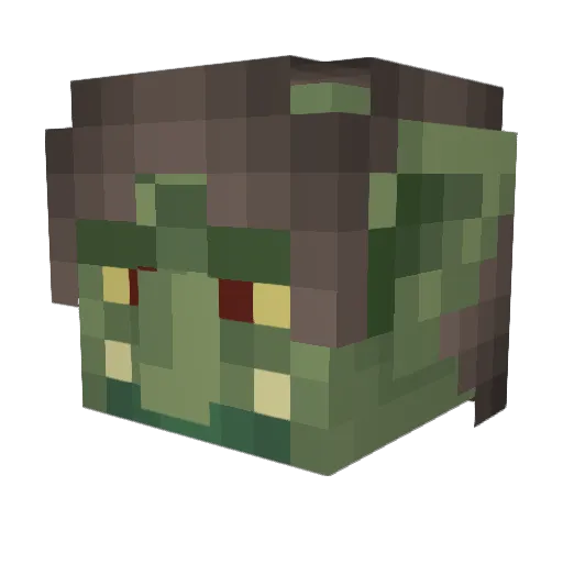 MorphinOrphan Minecraft avatar head, 3D render