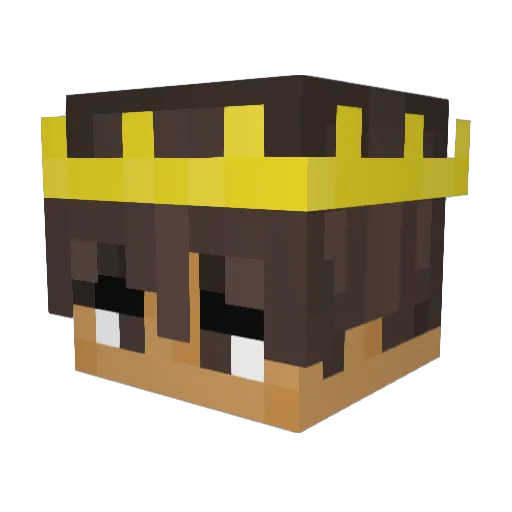 MorphineTime Minecraft avatar head, 3D render