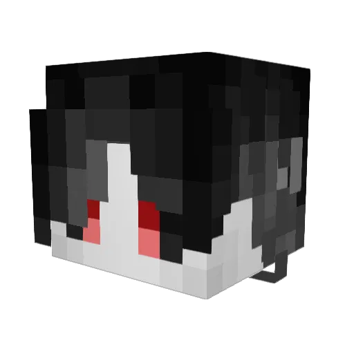 Morphix_Official Minecraft avatar head, 3D render