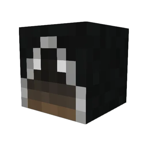 Morrigan999 Minecraft avatar head, 3D render