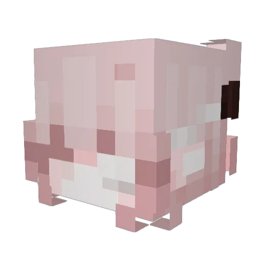 MorriganDA Minecraft avatar head, 3D render