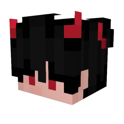 Morris0n Minecraft avatar head, 3D render