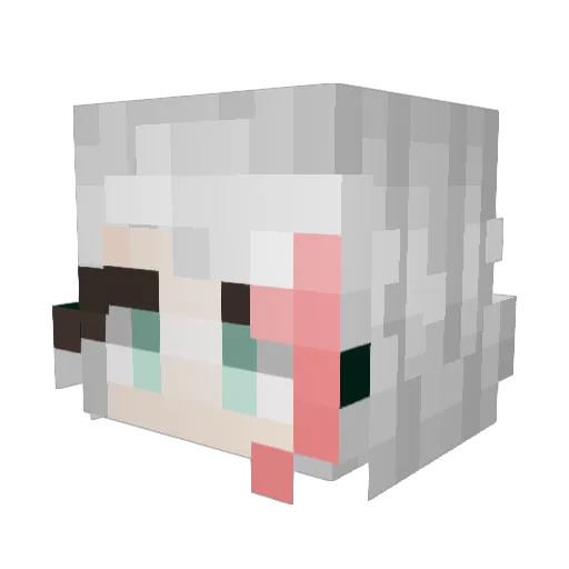 Morris1521 Minecraft avatar head, 3D render