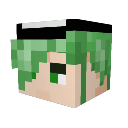 Morrison215 Minecraft avatar head, 3D render