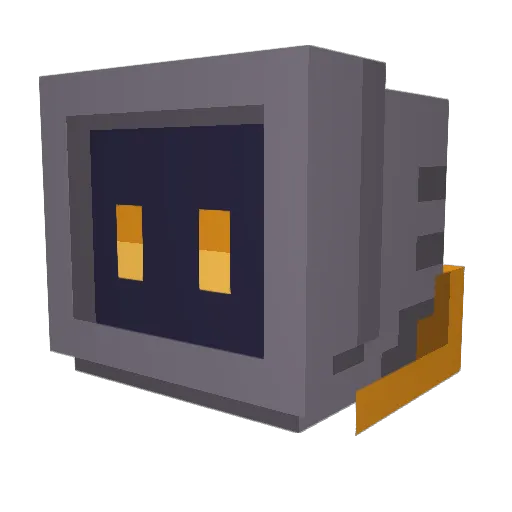 Morrisons Minecraft avatar head, 3D render