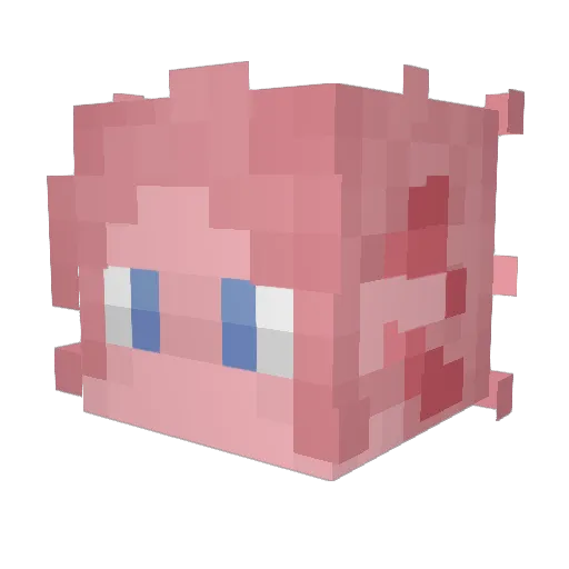 MorrowLazuli Minecraft avatar head, 3D render