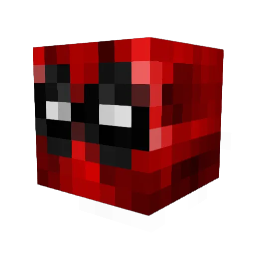 Morstaf Minecraft avatar head, 3D render