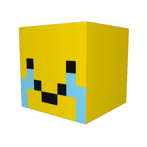 Mort1ezz Minecraft avatar head, 3D render