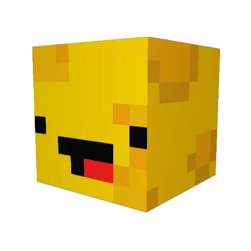 Mortakie Minecraft avatar head, 3D render
