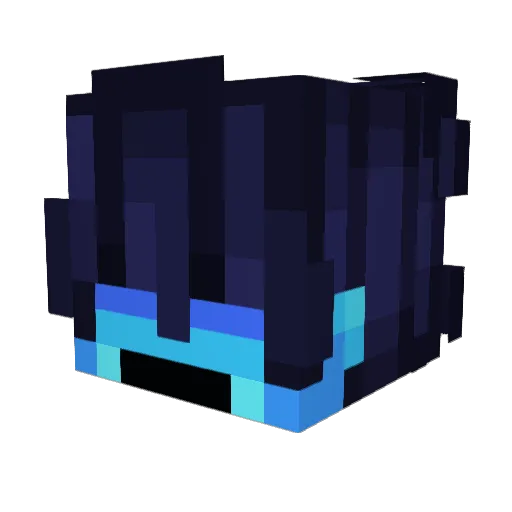 Mortality268 Minecraft avatar head, 3D render