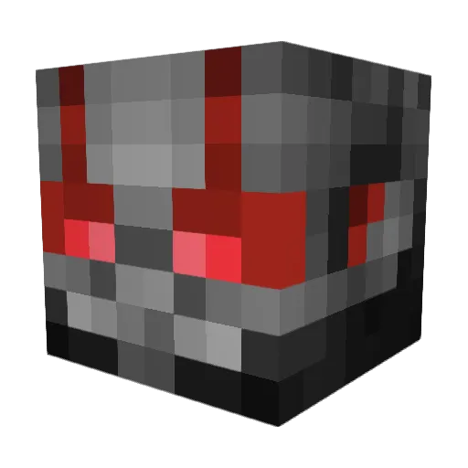 Mortegamer Minecraft avatar head, 3D render