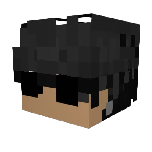 Morti_505 Minecraft avatar head, 3D render