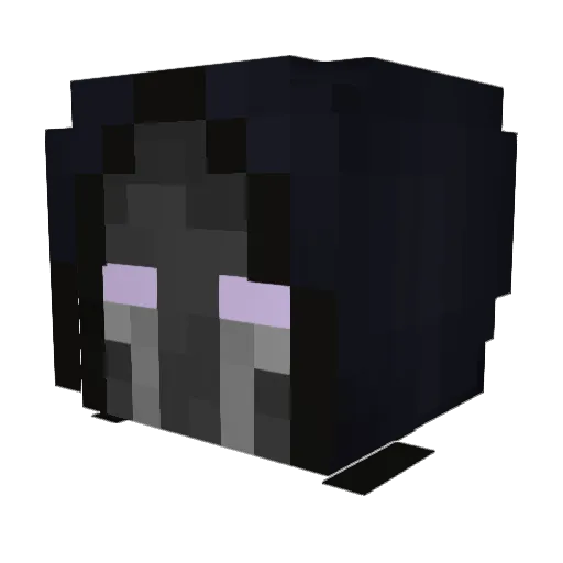 MortisSoul Minecraft avatar head, 3D render