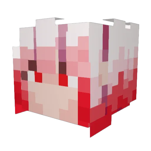 Mortiz_ Minecraft avatar head, 3D render
