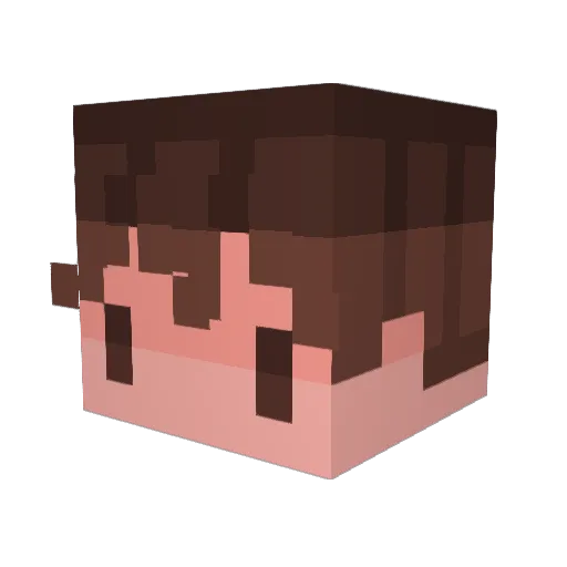 MortuusRomeo Minecraft avatar head, 3D render